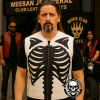 Men's Skeleton Bones Motorcycle Biker Club Vest – White & Black Cowhide Leather Club Vest