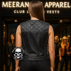 Women’s Diamond Quilted Motorcycle Leather Club Vest – Club Style