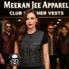 Women’s Diamond Quilted Motorcycle Leather Club Vest – Club Style