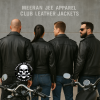 Men's Solid Buffalo Leather Motorcycle Jacket  