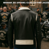 Men's CalfSkin Marlon Brando Motorcycle Biker Leather Jacket