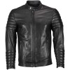 Men’s Moto Snap Collar Biker Fashion Leather jacket 
