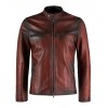 Classic Style Vintage Deep Red Retro Leather Jackets 