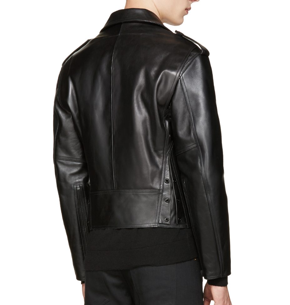 Calfskin Biker Leather Jacket, Biker Jackets,Leather Jackets,Rider ...
