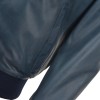 Men's Navy Waxed Bomber Leather Jacket