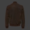 Men's Nubuck Bomber Leather Jacket