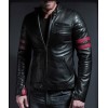 Waxed Sheepskin Fashion Biker Leather Jacket 