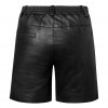 Men's Lambskin Elasticized Leather Shorts
