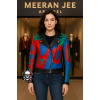 Women’s Multi-Colour Love Brando Style Leather Motorcycle Biker Club Jacket