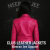 Women's Pink Leather Motorcycle Biker Jacket – Meeran Jee Apparel