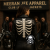 Women's Skeleton Bones Biker Club Leather Jacket – Marlon Brando Inspiration