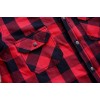 Men's Cotton Flannel Road Armoured Kevlar Lined Biker Shirt