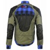 Men's Blue Denim Kevlar Lined Armour Bomber Jacket 