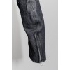 Men's Black Denim Motorcycle Kevlar Lined Scooter Jacket with Body Armour