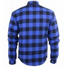 Men's Motorcycle Reinforced Flannel Kevlar Lined Biker Shirt 