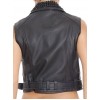 Women's Brando Punk Studded Biker Leather Vest