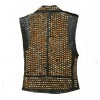 Women's Full Studded Brando Rock Punk Biker Leather Vest