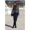 Luxury Designer Full Studded Women Biker Leather Jacket