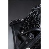 Men's Designer Calfskin Luxury Black Studded Biker Punk Vest