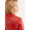 Women Studded Leather Jacket