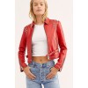 Women Studded Leather Jacket