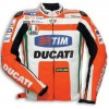 Men's Ducati CORSE Valentino Rossi Replica Motorbike Leather Jacket