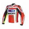 Men's Ducati CORSE Valentino Rossi Replica Motorbike Leather Jacket
