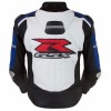 Suzuki GSXR Custom Motorcycle Racing Leather Jacket CE Armor