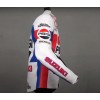 Men's Kevin Schwantz Pepsi Suzuki GP 1988 Motorbike Leather Jacket