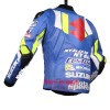 Men's Joan Mir Suzuki MotoGP 2019 Motorcycle Racing Leather Jacket 