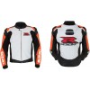 Men's Suzuki GSXR Orange Motorcycle Racing Leather Jacket