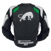 Spyder 2015 Motorbike Racing Leather Green Jacket