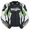 Spyder 2015 Motorbike Racing Leather Green Jacket