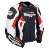 Men's Furygan Spyder 2015 Red Black Motorbike Racing Leather Jacket 