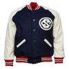 1927 NY Cuban Varsity Wool & leather Bomber Jacket