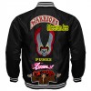 The Warriors Movie Gangs Embroidered Patches Varsity Bomber Satin Jacket Vest