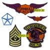 The Warriors Turnbull AC'S Gang Embroidery Patches Set
