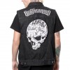 Hyraw Punk Goth Nevermind Rocker Skull Jeans Denim Vest