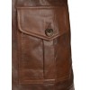 Men's Expendables 2 Spanish Brown Vintage Waxed Jason Statham Leather Jacket