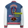 The Warriors Movie Gangs Patches Varsity Bomber Denim Leather Jacket Vest