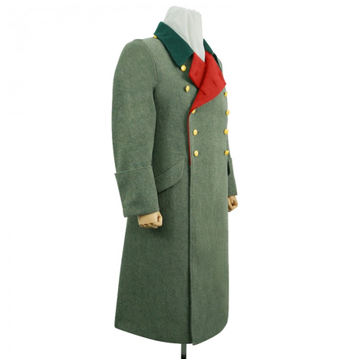 WWII German M36 Heer General fieldgrey Wool Military Tailormade Greatcoat