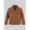 Gigi Hadid Sheepskin Replica Leather Jacket 