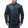 Star Wars The Force Awakens Fighter Black Leather Jacket