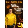 The Warriors Movie Electric Eliminators Yellow Satin Bomber Jacket - Cult Classic The Warriors 1979 Movie Jacket 