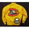 The Warriors Movie Electric Eliminators Yellow Satin Bomber Jacket - Cult Classic The Warriors 1979 Movie Jacket 