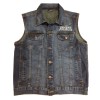 The BossHoss Do it "Flames of Fame" Jeans Style Denim Vest